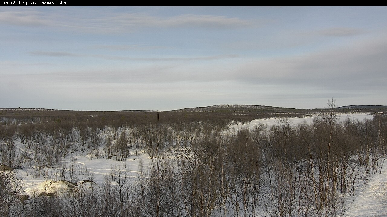 Kelikamerat Kuva Tie 92 Utsjoki, Kaamasmukka, Utsjoki, Lappi