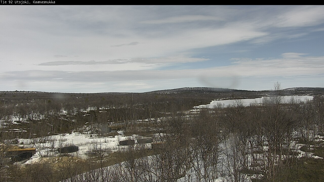 Weather Camera Image Väg 92 Utsjoki, Kaamasmukka, Utsjoki, Lappi