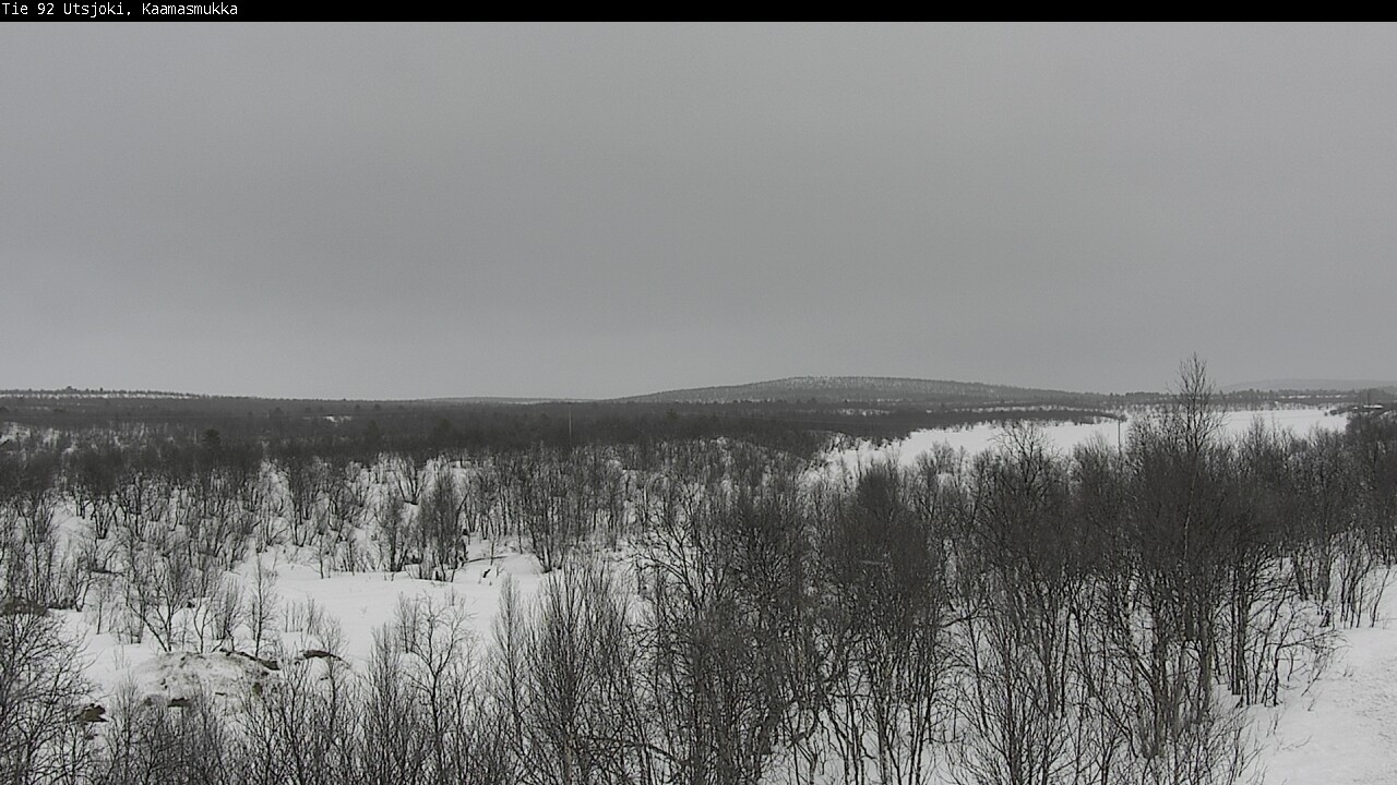 Weather Camera Image Road 92 Utsjoki, Kaamasmukka, Utsjoki, Lappi