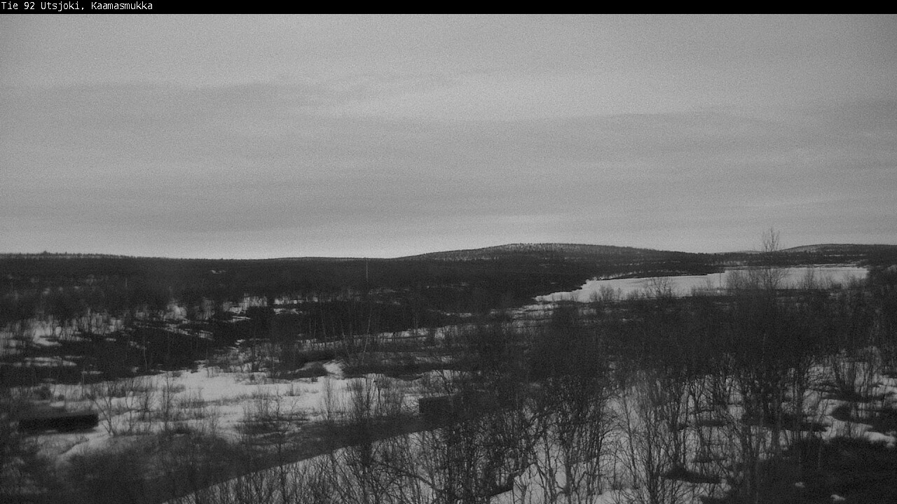 Weather Camera Image Väg 92 Utsjoki, Kaamasmukka, Utsjoki, Lappi