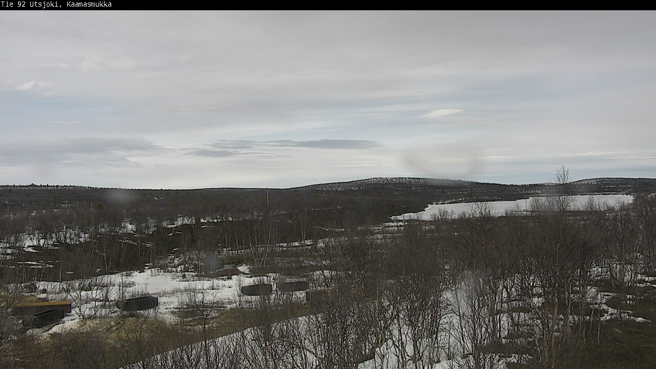 Weather Camera Image Väg 92 Utsjoki, Kaamasmukka, Utsjoki, Lappi