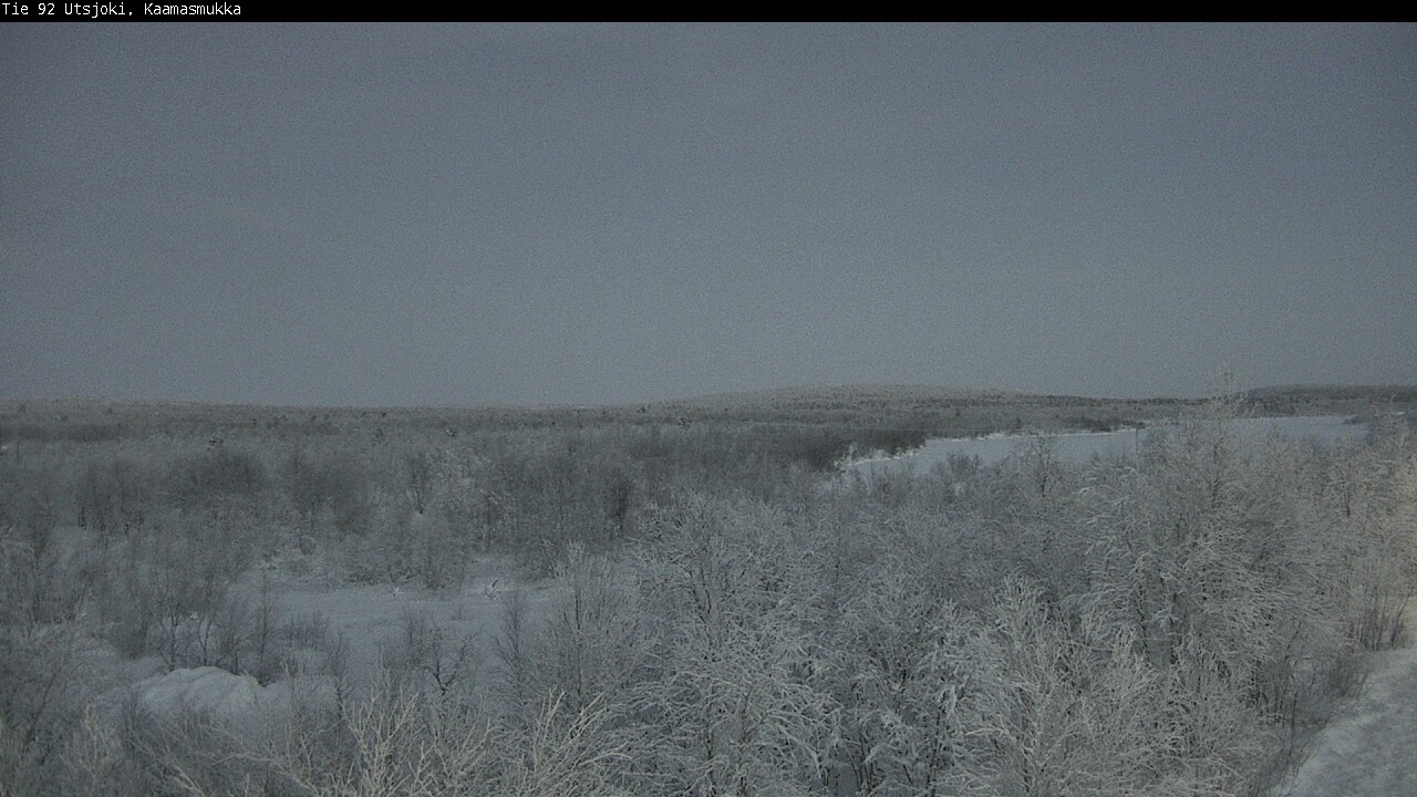Weather Camera Image Väg 92 Utsjoki, Kaamasmukka, Utsjoki, Lappi