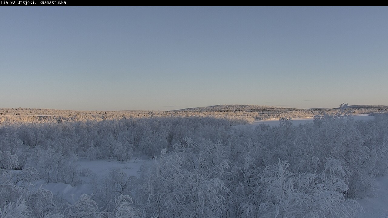 Weather Camera Image Road 92 Utsjoki, Kaamasmukka, Utsjoki, Lappi