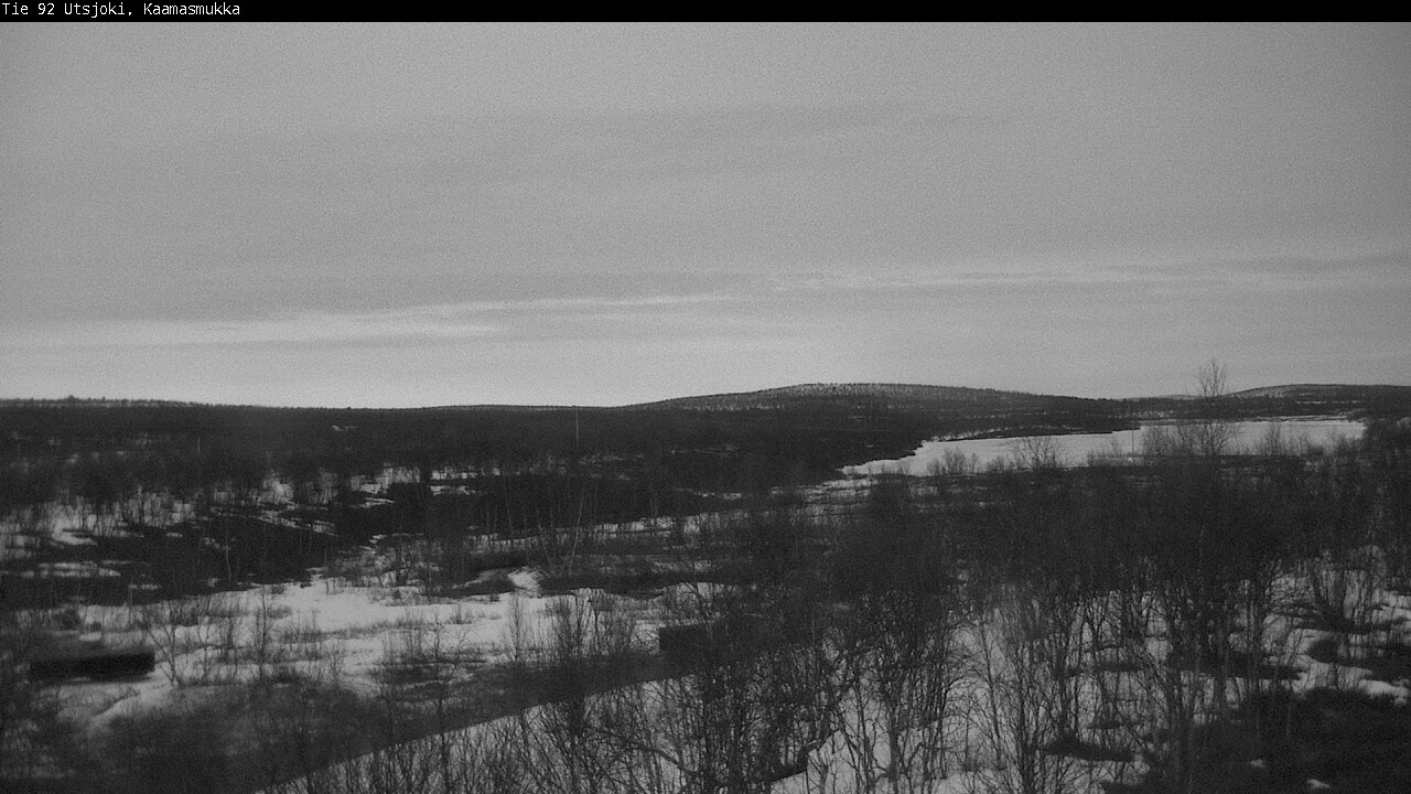 Weather Camera Image Väg 92 Utsjoki, Kaamasmukka, Utsjoki, Lappi