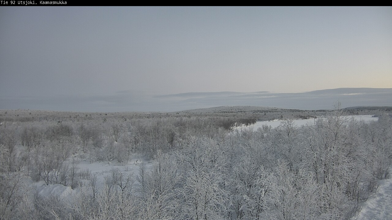 Weather Camera Image Väg 92 Utsjoki, Kaamasmukka, Utsjoki, Lappi