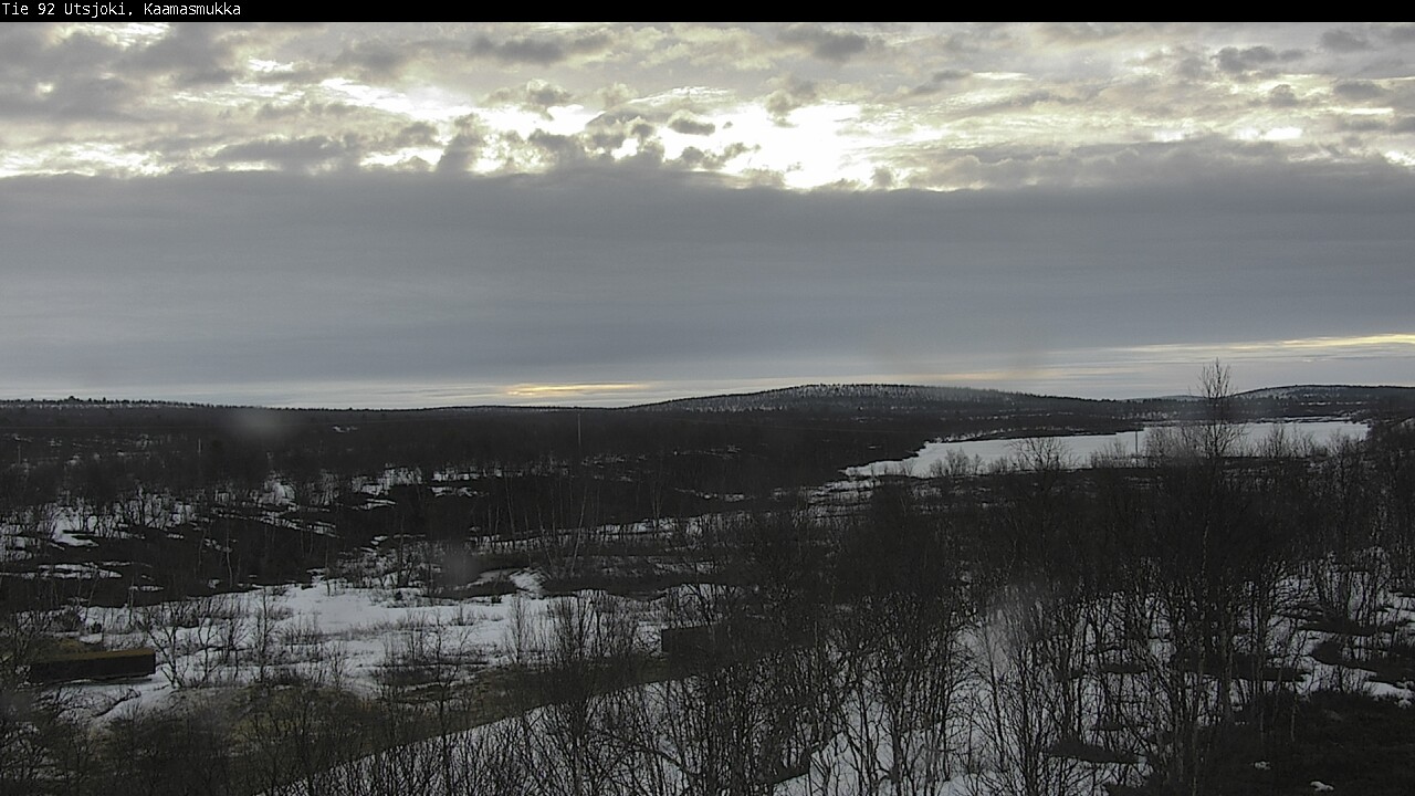 Weather Camera Image Väg 92 Utsjoki, Kaamasmukka, Utsjoki, Lappi