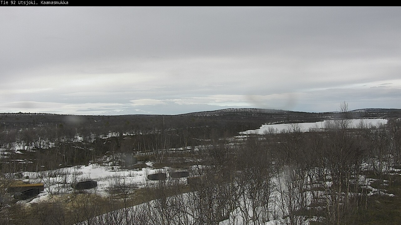 Weather Camera Image Väg 92 Utsjoki, Kaamasmukka, Utsjoki, Lappi