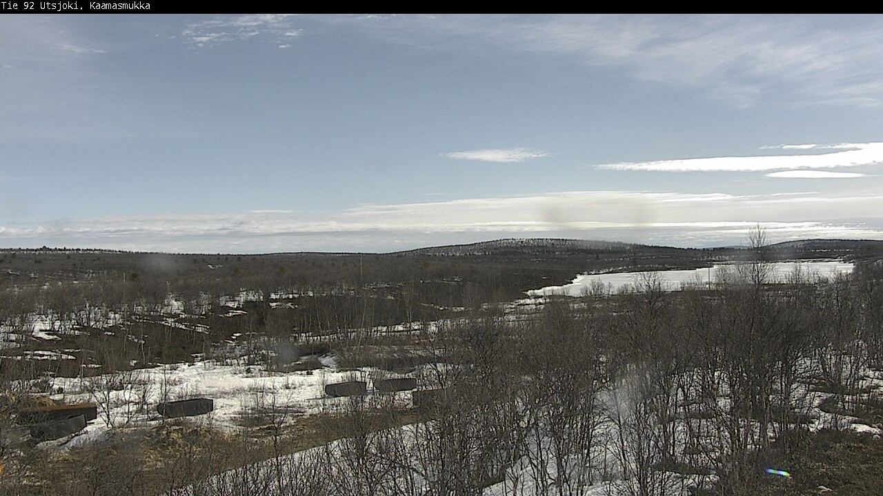 Weather Camera Image Väg 92 Utsjoki, Kaamasmukka, Utsjoki, Lappi