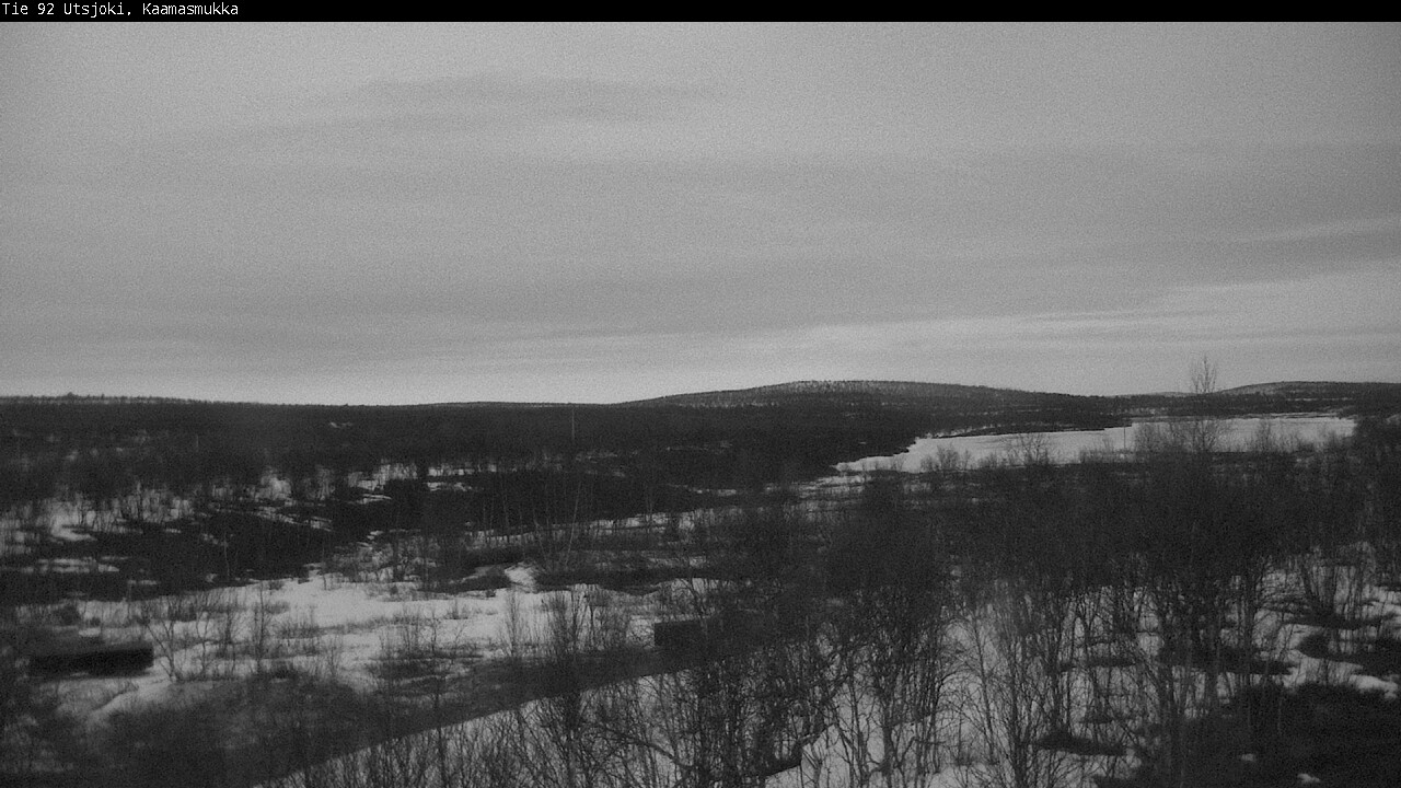 Weather Camera Image Väg 92 Utsjoki, Kaamasmukka, Utsjoki, Lappi