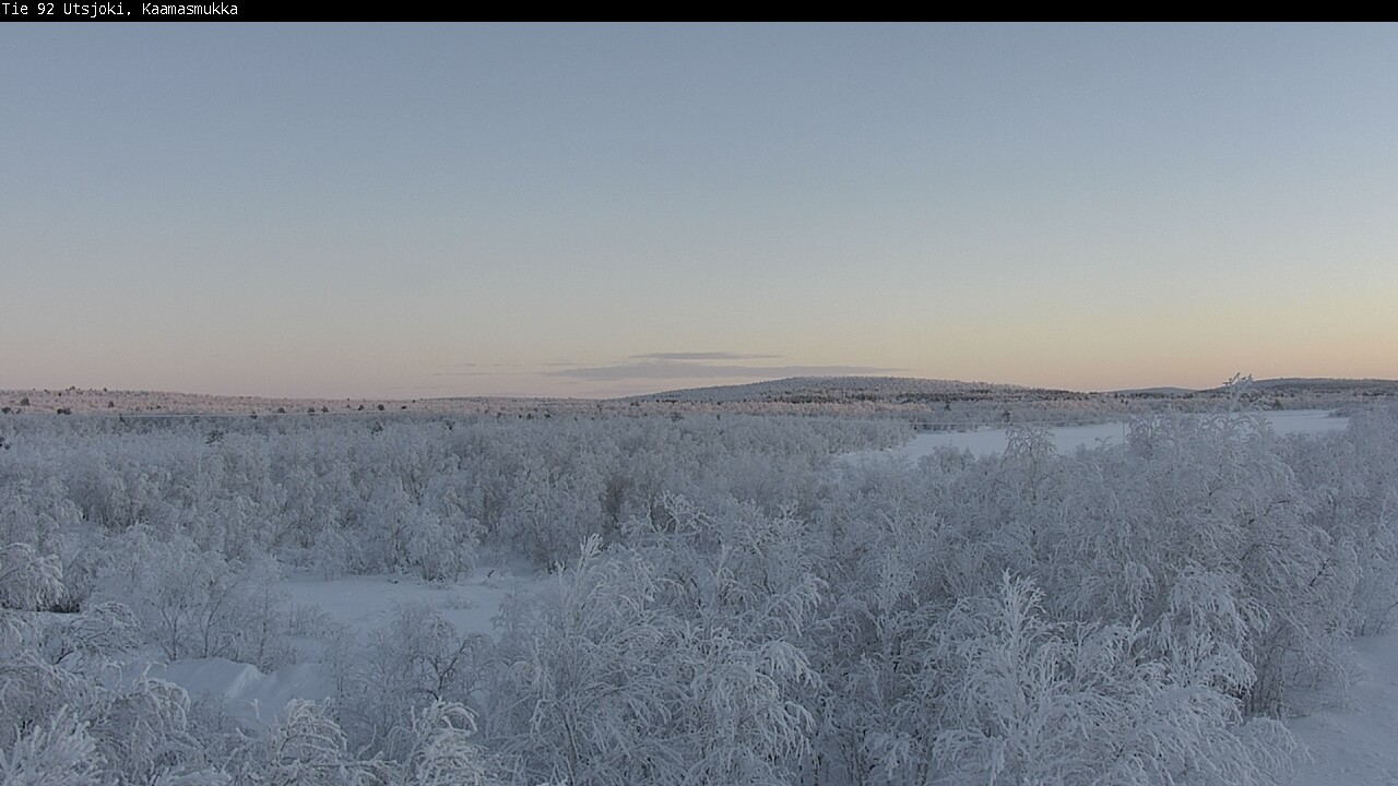 Weather Camera Image Road 92 Utsjoki, Kaamasmukka, Utsjoki, Lappi
