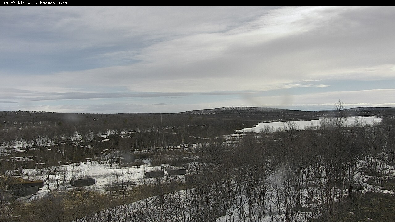 Weather Camera Image Väg 92 Utsjoki, Kaamasmukka, Utsjoki, Lappi