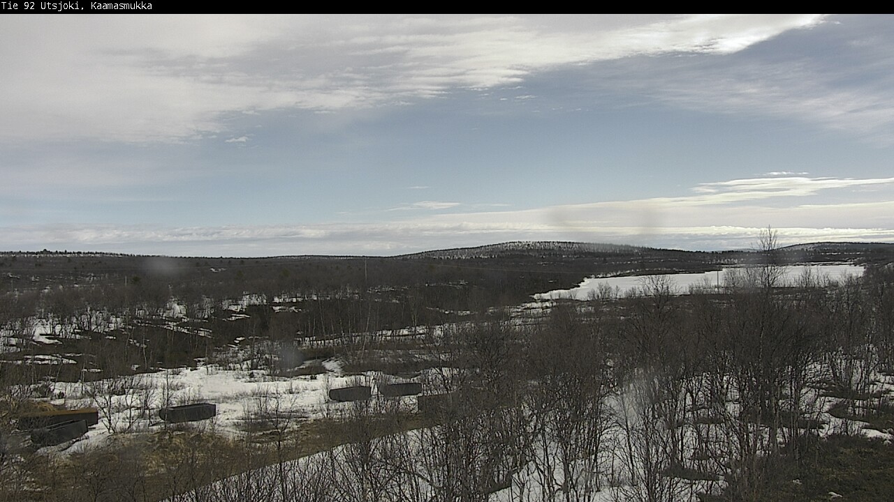 Weather Camera Image Väg 92 Utsjoki, Kaamasmukka, Utsjoki, Lappi