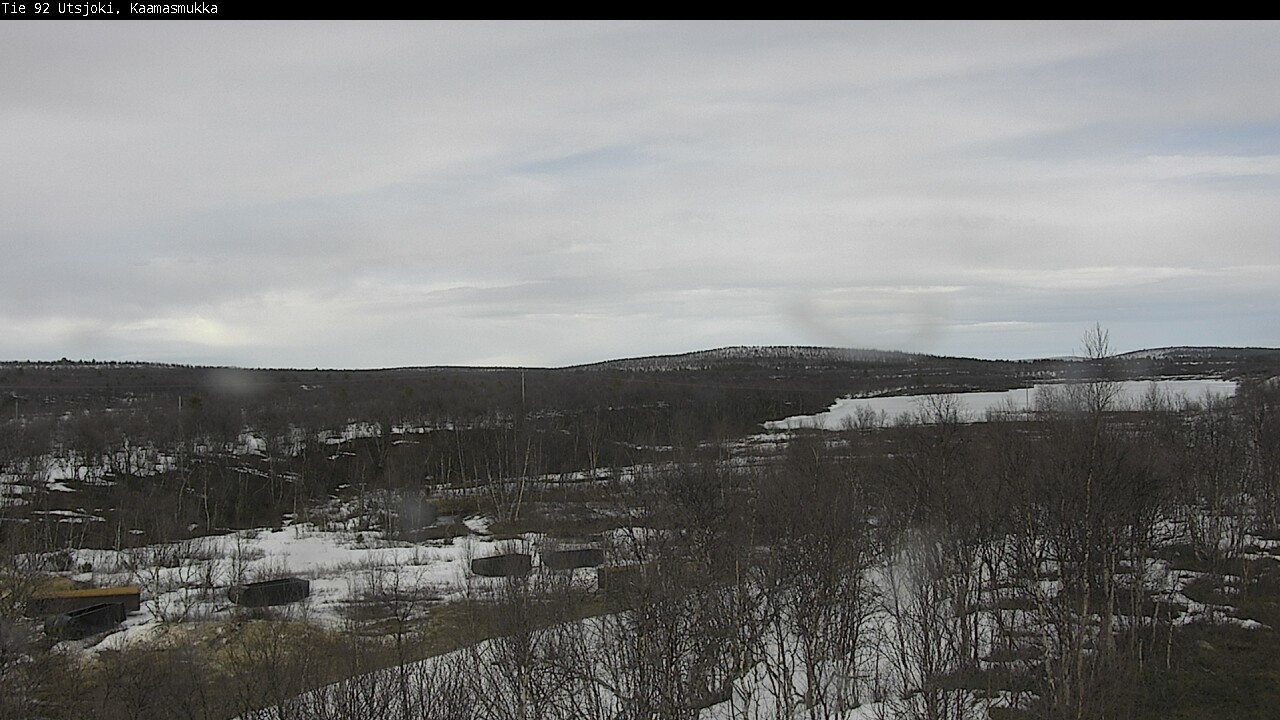 Weather Camera Image Väg 92 Utsjoki, Kaamasmukka, Utsjoki, Lappi