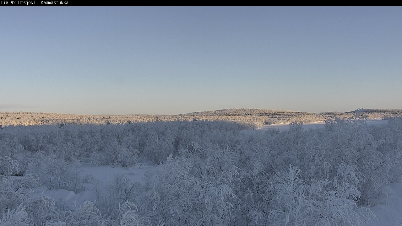 Weather Camera Image Road 92 Utsjoki, Kaamasmukka, Utsjoki, Lappi