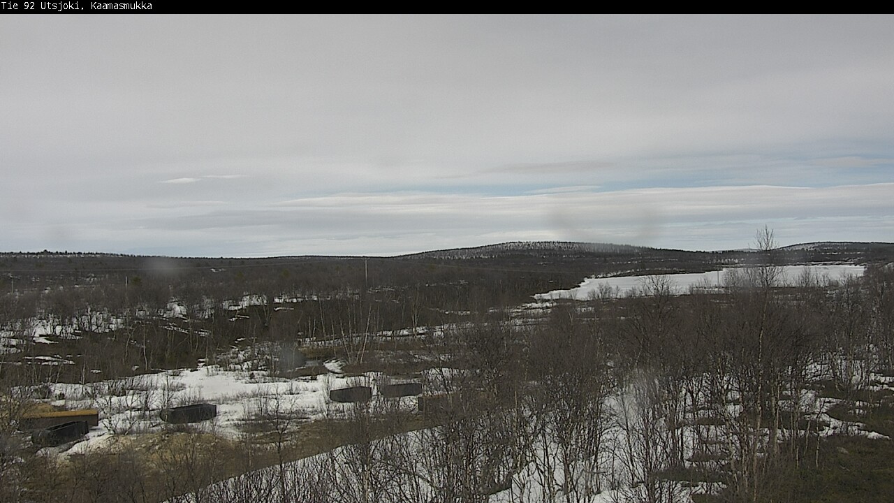 Weather Camera Image Väg 92 Utsjoki, Kaamasmukka, Utsjoki, Lappi