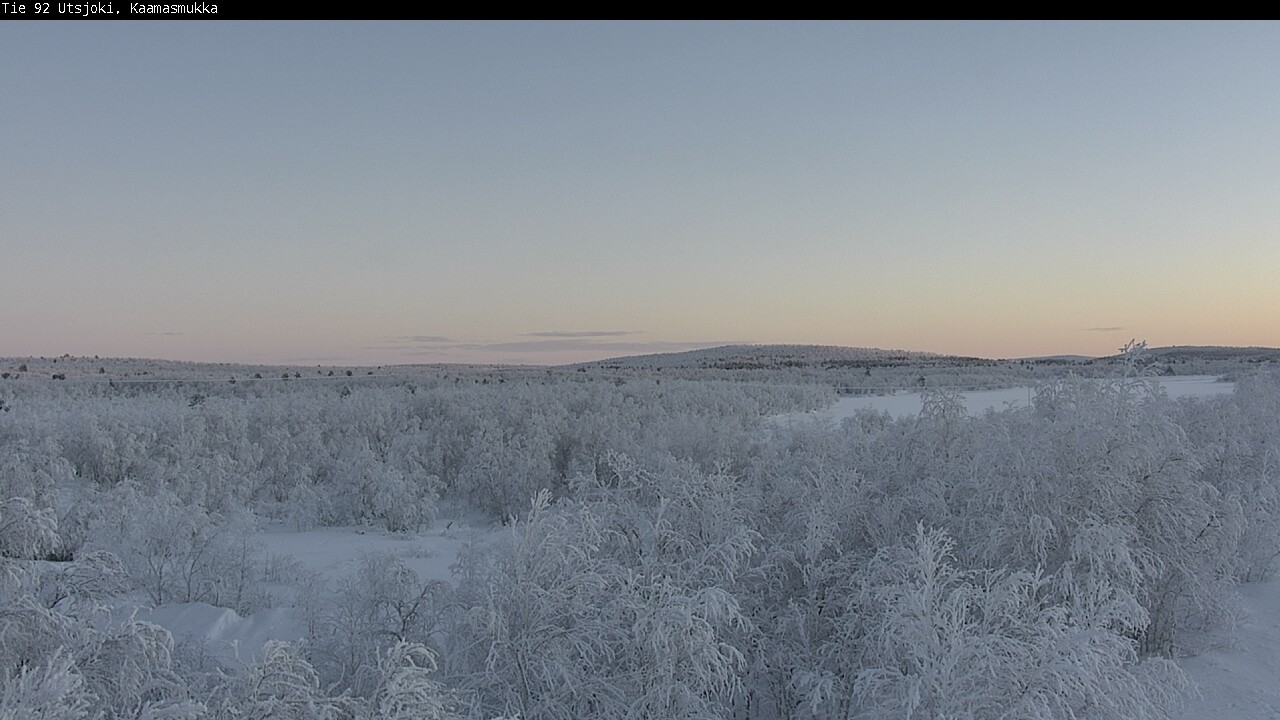 Weather Camera Image Road 92 Utsjoki, Kaamasmukka, Utsjoki, Lappi