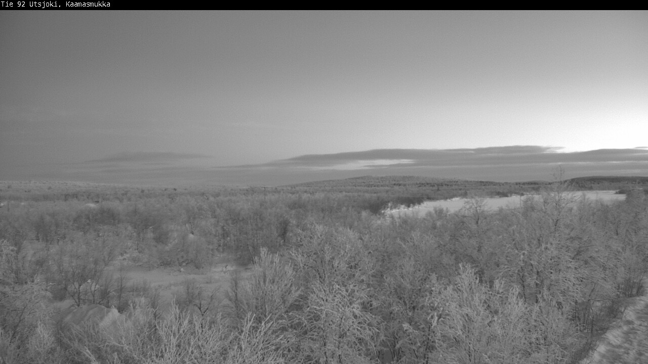 Weather Camera Image Road 92 Utsjoki, Kaamasmukka, Utsjoki, Lappi