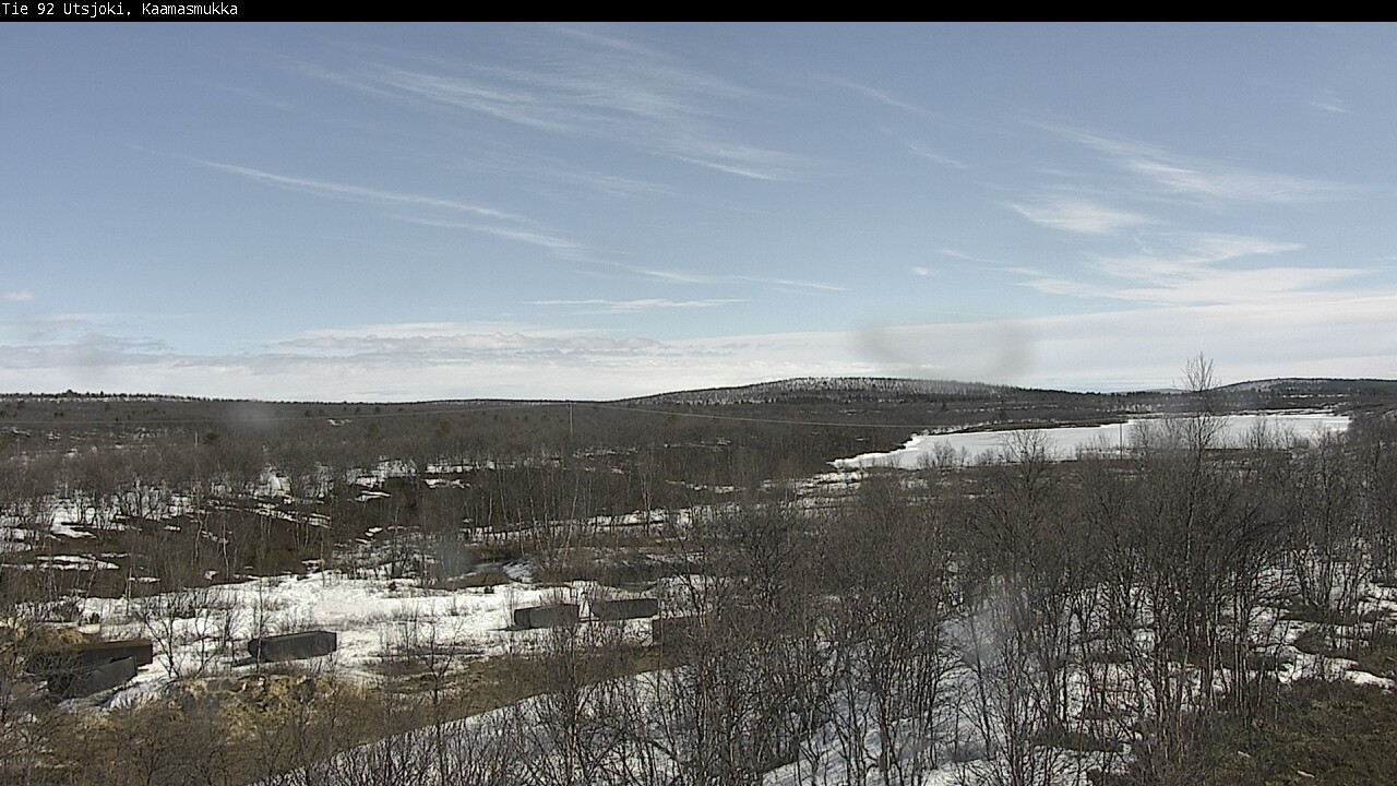Weather Camera Image Väg 92 Utsjoki, Kaamasmukka, Utsjoki, Lappi