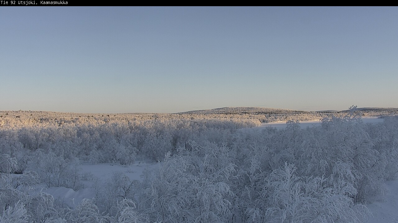 Weather Camera Image Road 92 Utsjoki, Kaamasmukka, Utsjoki, Lappi