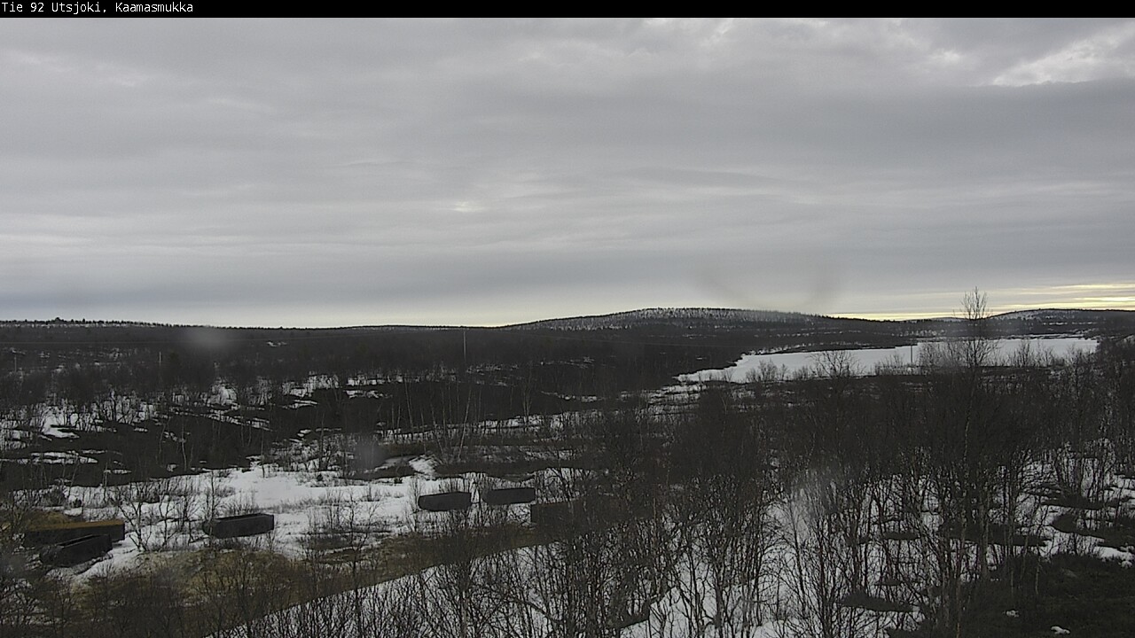 Weather Camera Image Väg 92 Utsjoki, Kaamasmukka, Utsjoki, Lappi