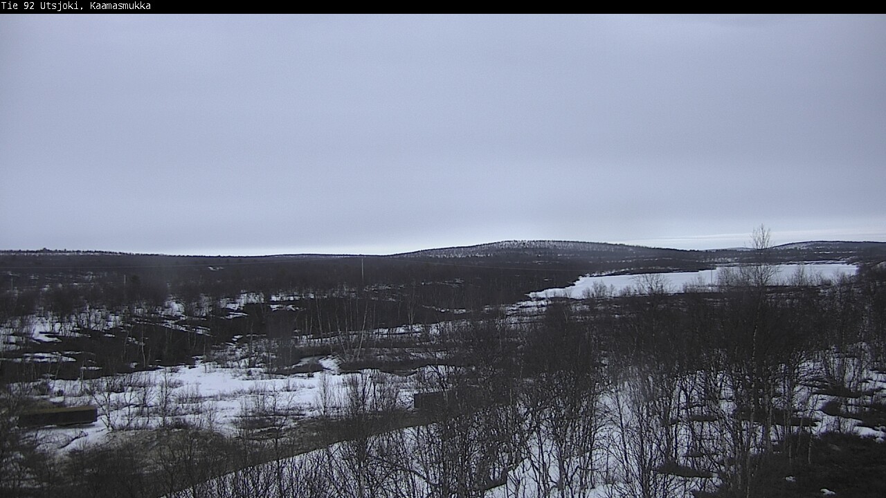Weather Camera Image Väg 92 Utsjoki, Kaamasmukka, Utsjoki, Lappi