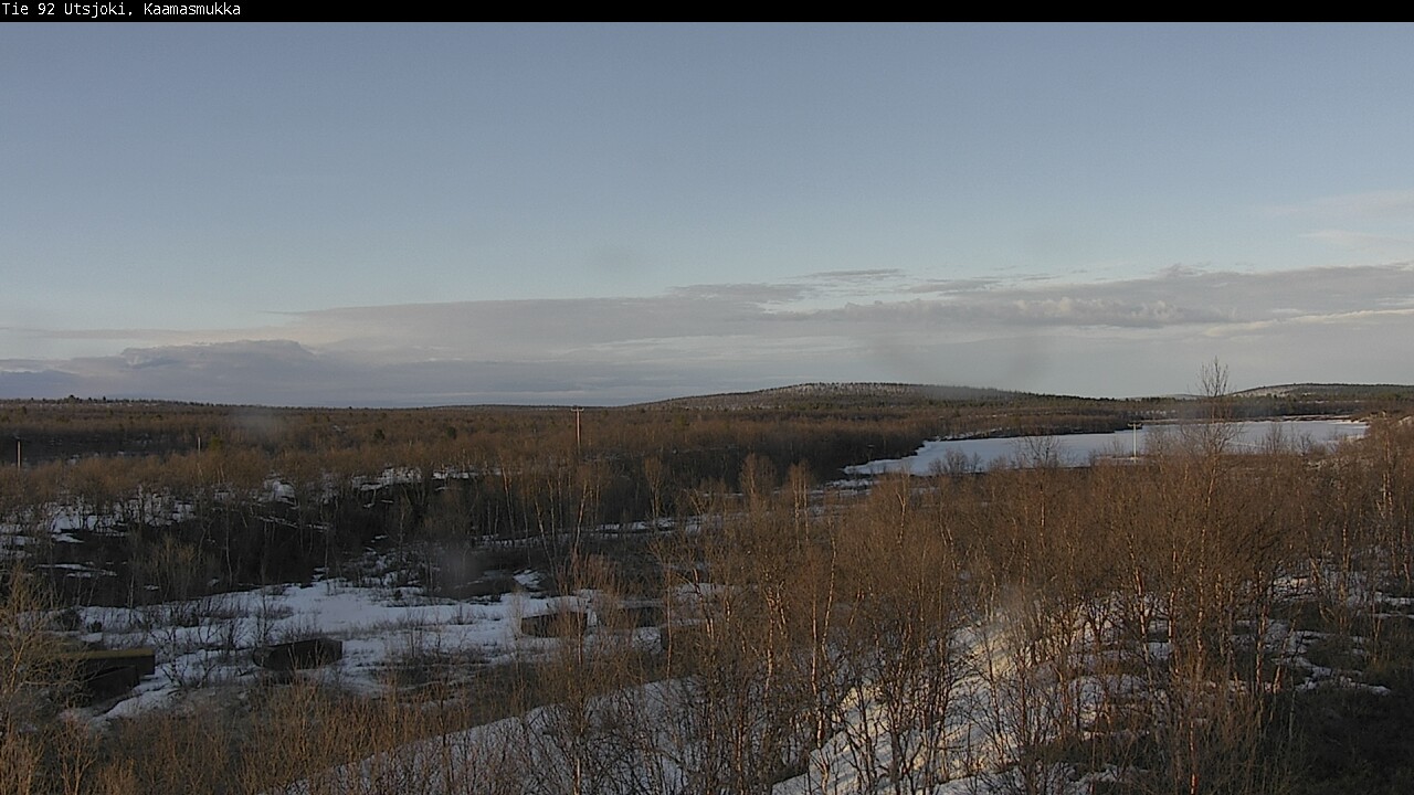 Weather Camera Image Väg 92 Utsjoki, Kaamasmukka, Utsjoki, Lappi