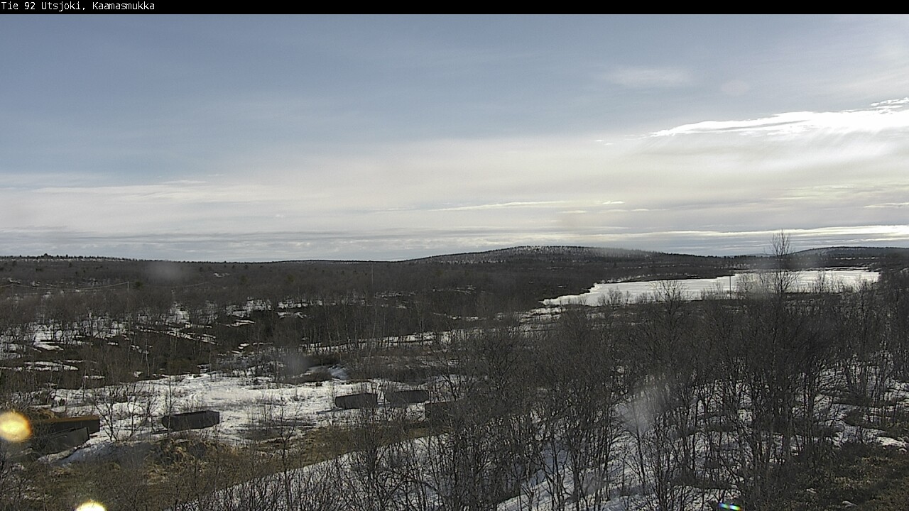 Weather Camera Image Väg 92 Utsjoki, Kaamasmukka, Utsjoki, Lappi