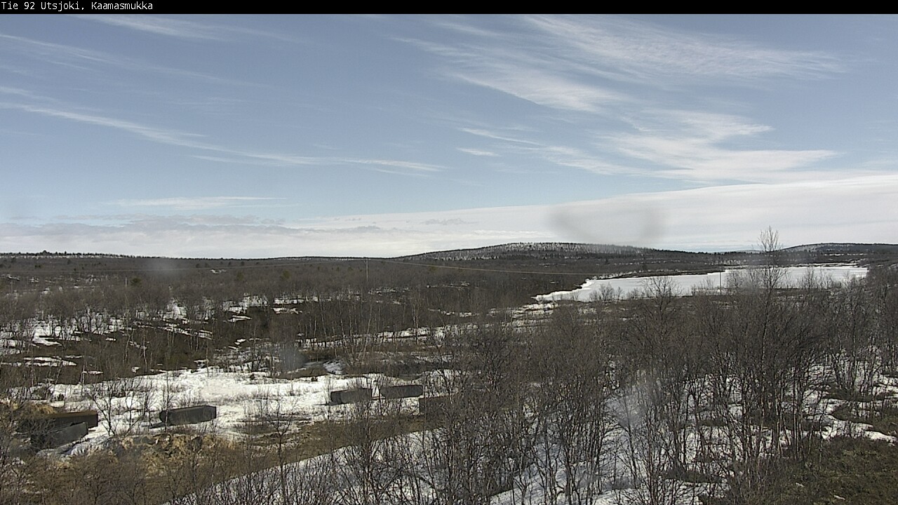 Weather Camera Image Väg 92 Utsjoki, Kaamasmukka, Utsjoki, Lappi