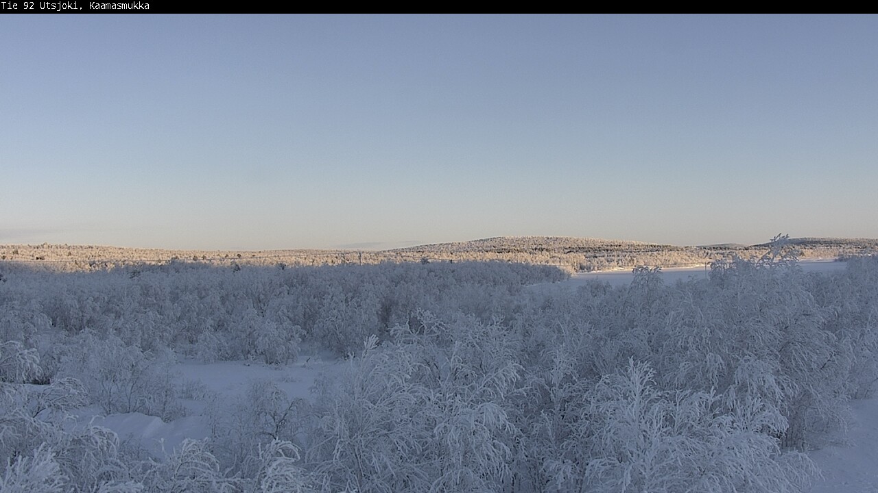 Weather Camera Image Road 92 Utsjoki, Kaamasmukka, Utsjoki, Lappi