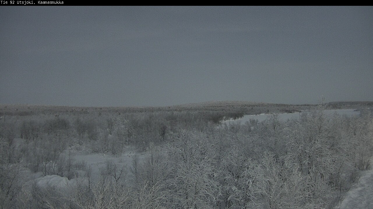 Weather Camera Image Väg 92 Utsjoki, Kaamasmukka, Utsjoki, Lappi
