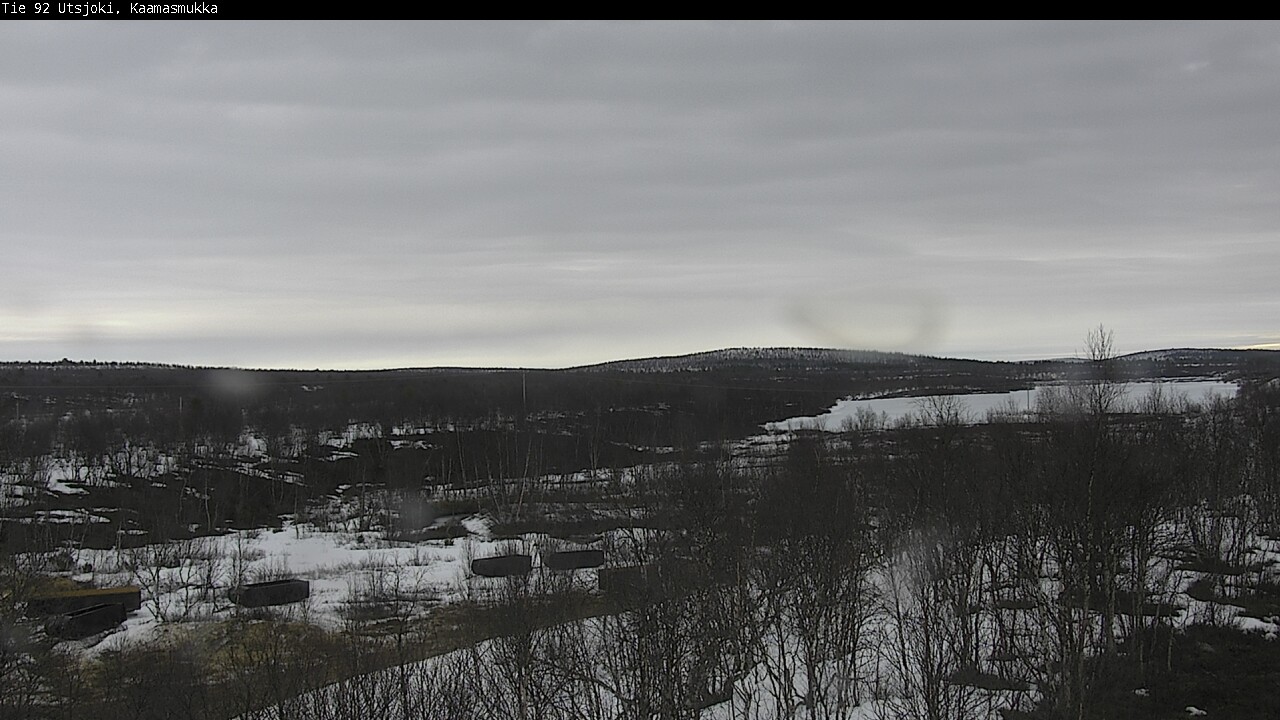 Weather Camera Image Väg 92 Utsjoki, Kaamasmukka, Utsjoki, Lappi