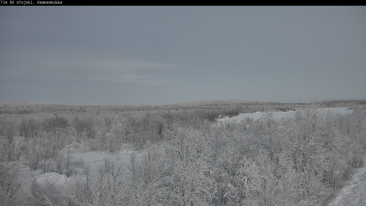 Weather Camera Image Väg 92 Utsjoki, Kaamasmukka, Utsjoki, Lappi