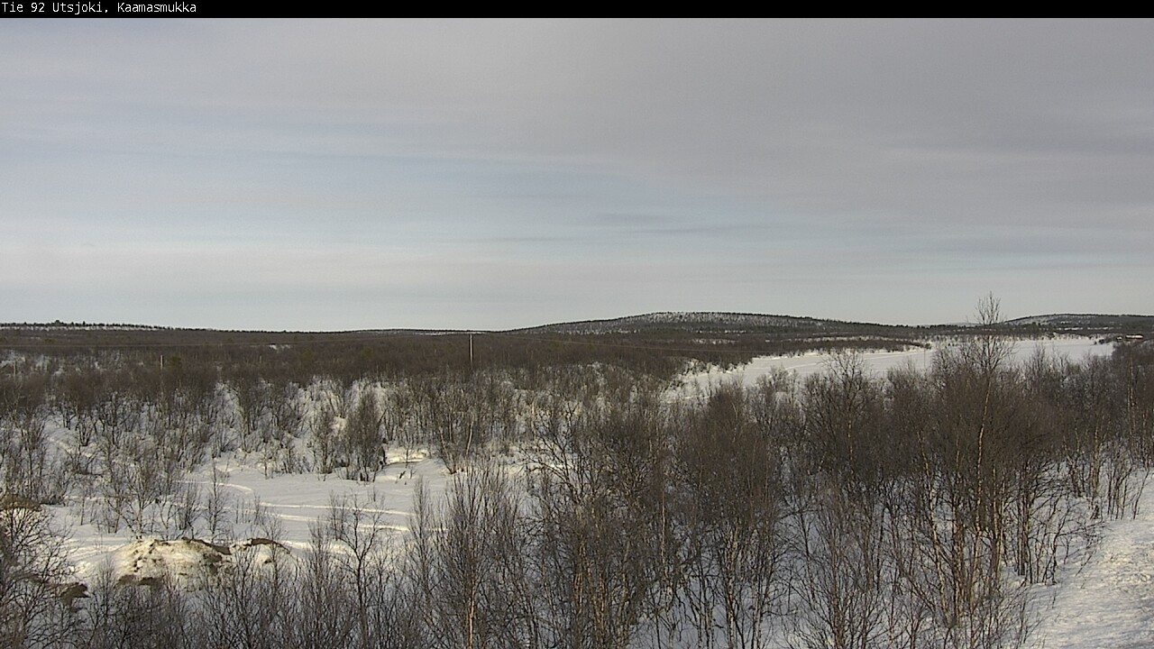 Kelikamerat Kuva Tie 92 Utsjoki, Kaamasmukka, Utsjoki, Lappi