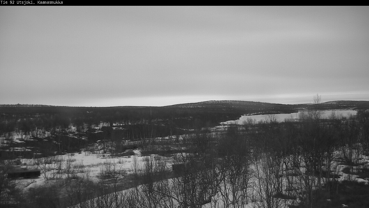 Weather Camera Image Väg 92 Utsjoki, Kaamasmukka, Utsjoki, Lappi