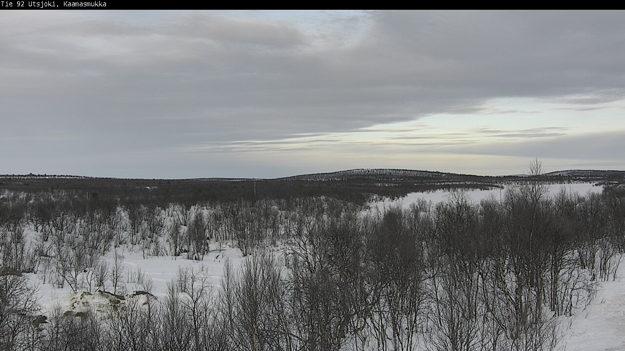 Kelikamerat Kuva Tie 92 Utsjoki, Kaamasmukka, Utsjoki, Lappi