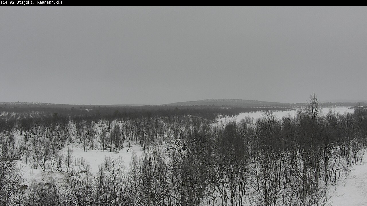 Weather Camera Image Road 92 Utsjoki, Kaamasmukka, Utsjoki, Lappi