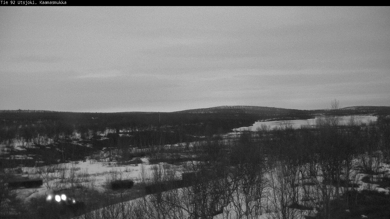 Weather Camera Image Väg 92 Utsjoki, Kaamasmukka, Utsjoki, Lappi