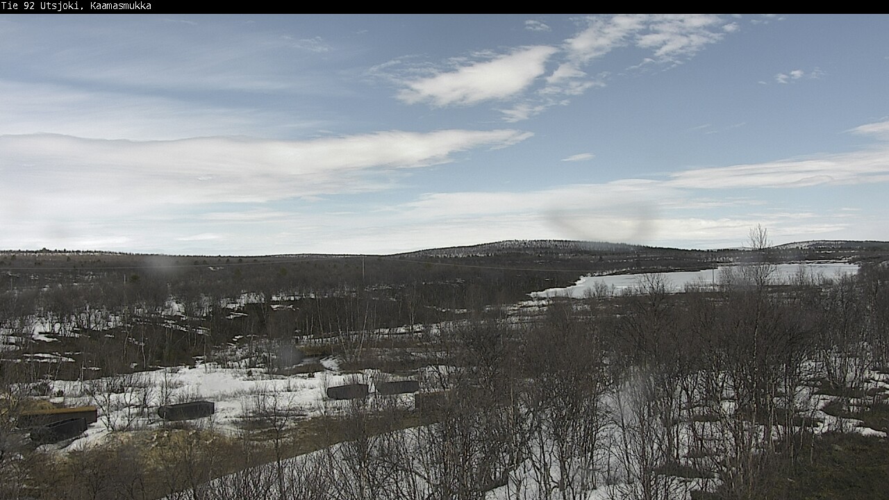 Weather Camera Image Väg 92 Utsjoki, Kaamasmukka, Utsjoki, Lappi