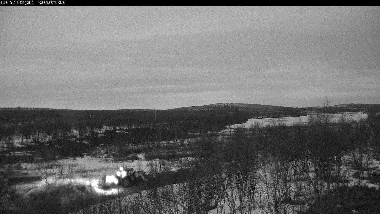 Weather Camera Image Väg 92 Utsjoki, Kaamasmukka, Utsjoki, Lappi