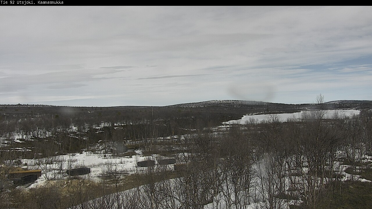 Weather Camera Image Väg 92 Utsjoki, Kaamasmukka, Utsjoki, Lappi