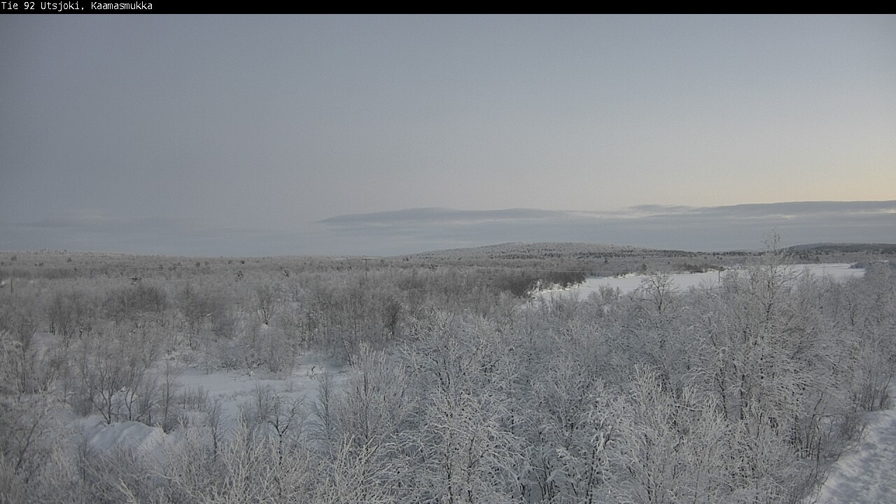Weather Camera Image Väg 92 Utsjoki, Kaamasmukka, Utsjoki, Lappi
