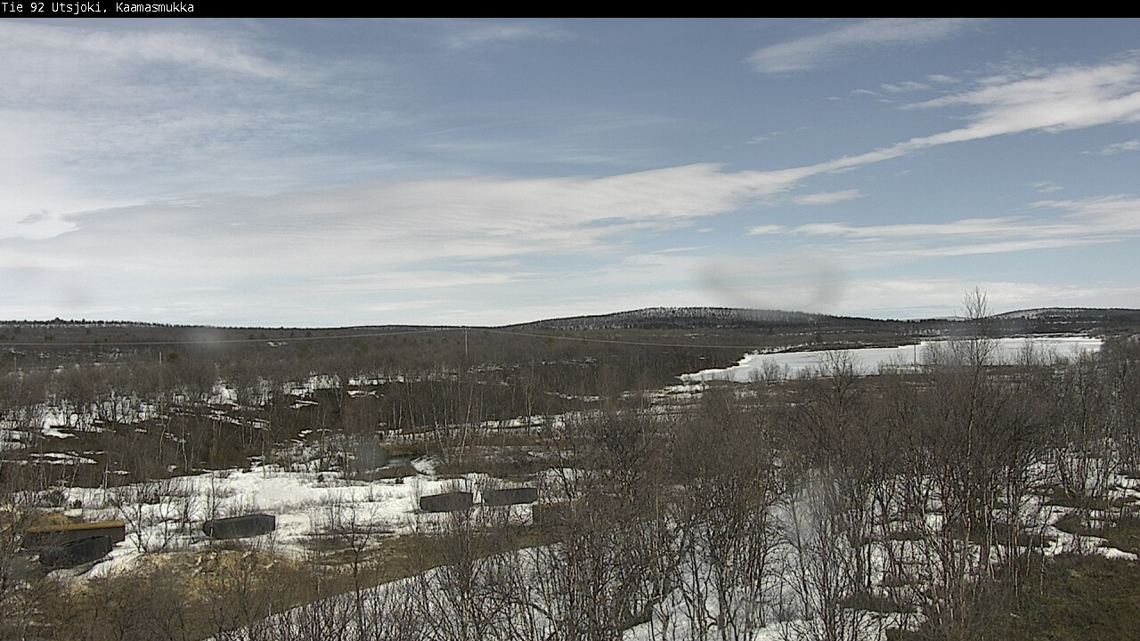 Weather Camera Image Väg 92 Utsjoki, Kaamasmukka, Utsjoki, Lappi