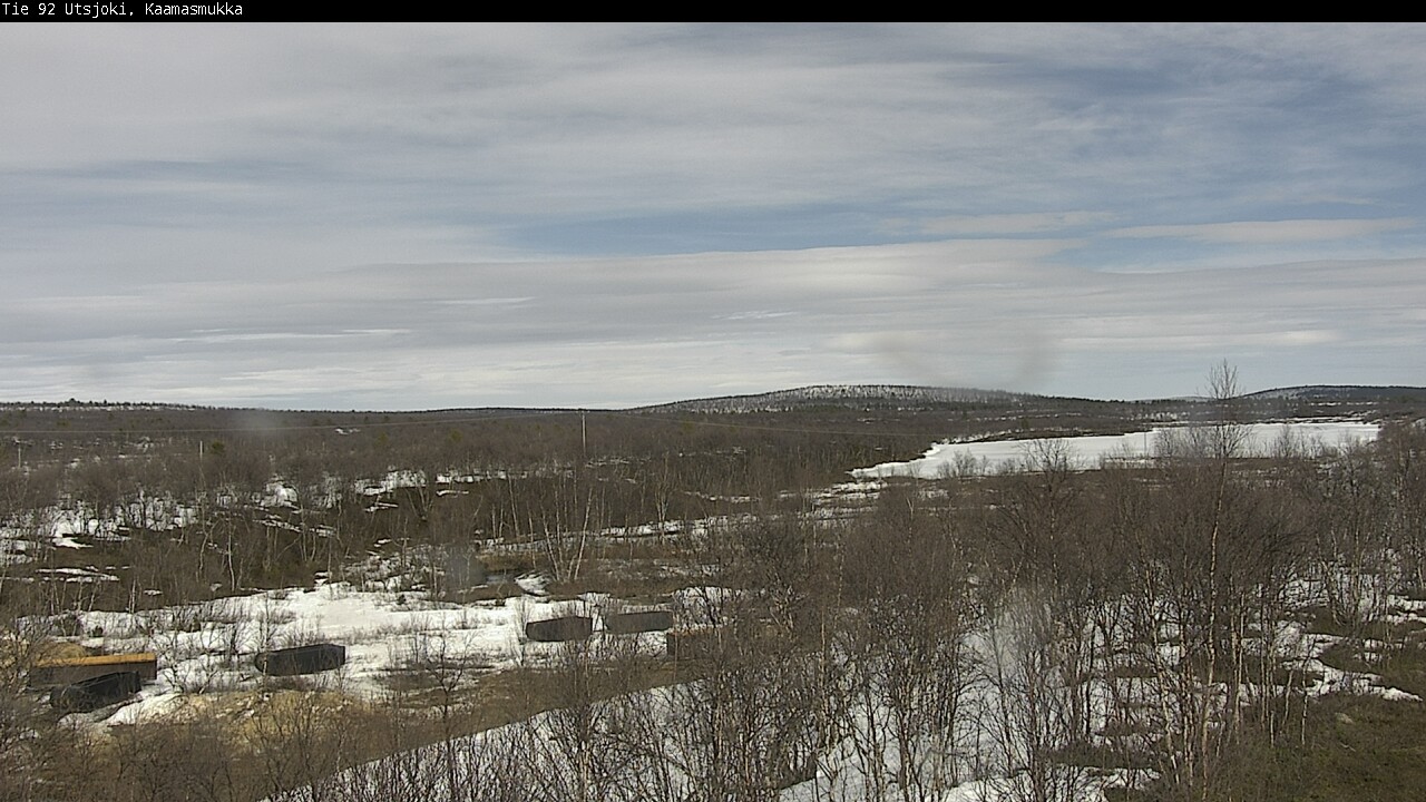 Weather Camera Image Väg 92 Utsjoki, Kaamasmukka, Utsjoki, Lappi