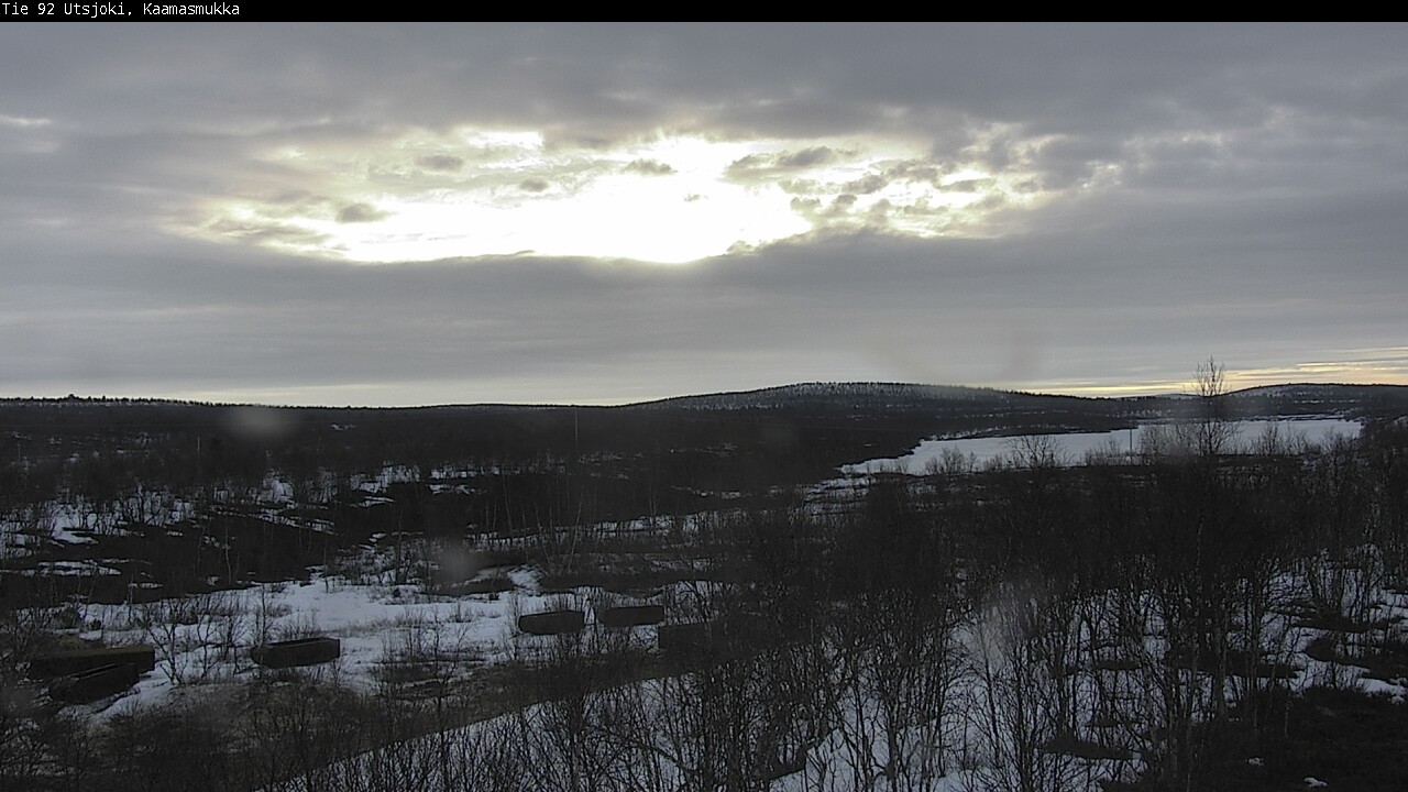 Weather Camera Image Väg 92 Utsjoki, Kaamasmukka, Utsjoki, Lappi