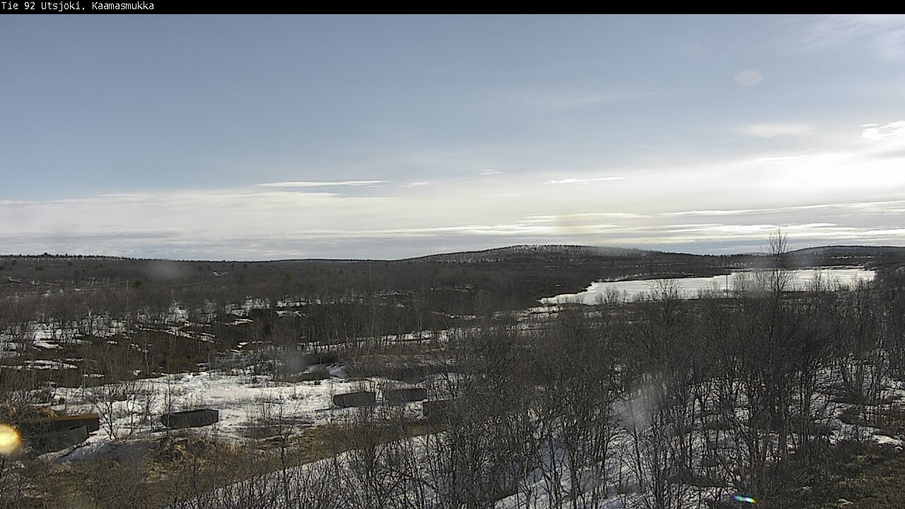Weather Camera Image Väg 92 Utsjoki, Kaamasmukka, Utsjoki, Lappi