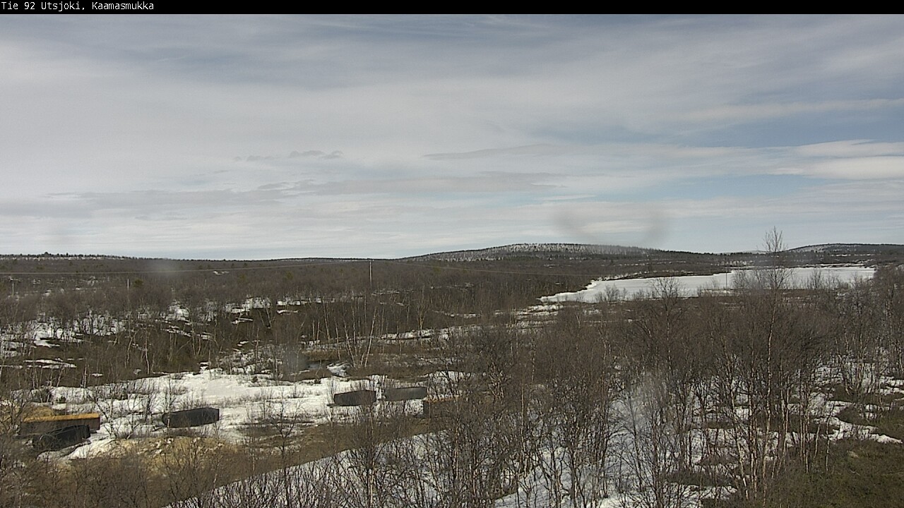 Weather Camera Image Väg 92 Utsjoki, Kaamasmukka, Utsjoki, Lappi