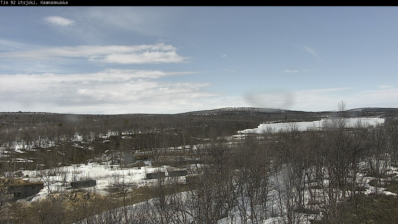 Weather Camera Image Väg 92 Utsjoki, Kaamasmukka, Utsjoki, Lappi