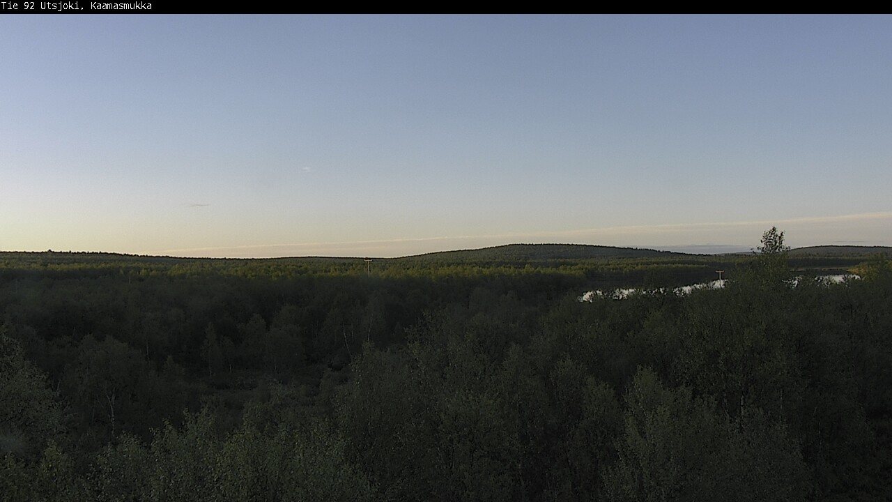 Weather Camera Image Väg 92 Utsjoki, Kaamasmukka, Utsjoki, Lappi