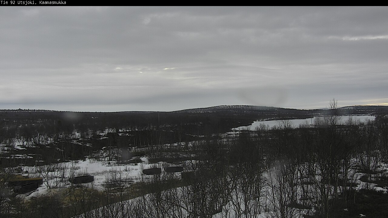 Weather Camera Image Väg 92 Utsjoki, Kaamasmukka, Utsjoki, Lappi