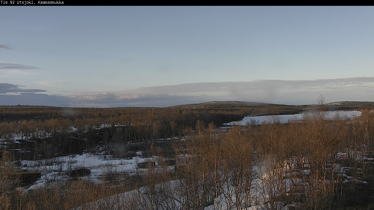 Weather Camera Image Väg 92 Utsjoki, Kaamasmukka, Utsjoki, Lappi